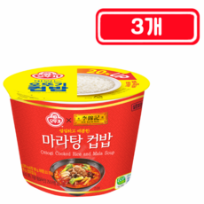 오뚜기 마라탕 컵밥, 3개, 302g