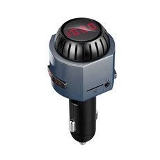 무선 음성주파수 USB 리시버 동글 시거 차량잭 FM 발사기, MK5 -블랙 레드 스크린