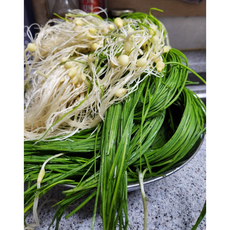 국산) 향긋한 손질된 찹찹이 생 달래나물 1kg 당일채취 깨끗한 봄나물 달래 400g 달래된장찌개 달래장, 1개