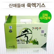 강화사자발쑥 [산애들애] 쑥엑기스 (80ml x 30포) 1박스 3년숙성 쑥진액, 80mlx30포