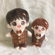 해외직구상품 15cm 20cm 아이돌 인형 옷 싼곳 체크무늬 교복 세트