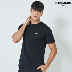 헤드골프 HEAD 19 NEW 남여공용 베이직 티셔츠 베이직블랙