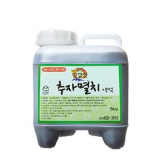 100%국내산 강경새우젓, 1개, 멸치액젓5kg