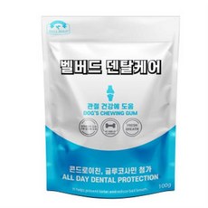 벨버드 푸드 덴탈케어 100g 강아지 껌간식, 관절건강, 1개 - 벨버드덴탈케어