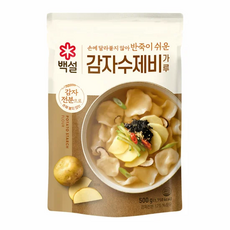 백설 감자수제비가루, 500g, 6개