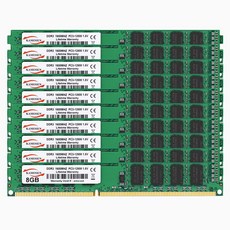 KAMOSEN DDR3 RAM 저전압 .5V PC3 2800U 데스크탑 메모리 DIMM 240 핀 비 ECC 8GB 333MHz 600MHz, 1개, 08 100X8G1333-1.5V