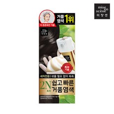 미쟝센 쉽고 빠른 거품 염색 새치전용, 3N 흑갈색, 1개