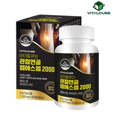 칼슘 마그네슘 아연 비타민D 90정 3개월분 MSM 엠에스엠, 03. 바이탈큐브 엠에스엠 2000 1개