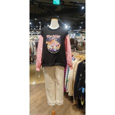 뉴코아강남오즈세컨 그래픽퀼팅 티셔츠O21JBTTO599W