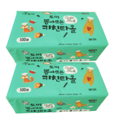 뽑아쓰는 키친타올 100매*4개 화장지 행주 토미 동방제지, 100매, 4개