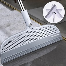 말끔당 실리콘 화장실 욕실 물기제거 실리콘 빗자루 다용도 스퀴지, 1세트