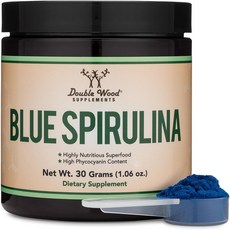 Double Wood Blue Spirulina 스피루리나 Powder 30g, 1개