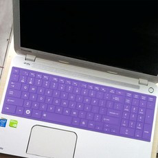 키보드키스킨 15.6S855D C850C855C870C875노트북 키보드 보호필름 L850D L855L50C50M50P50X70-A먼지방지 파우치, T03-실제의 복권 보라색, 기본