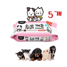 강아지 배변 후 엉덩이 발 닦는 물티슈 펫티슈 용품