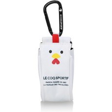 Le coq 르꼬끄 골프 공 볼 홀더 자석형 2피스 파우치 주머니 179110, WH00(화이트)