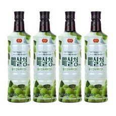 건강스토리 매실청, 970ml, 4개