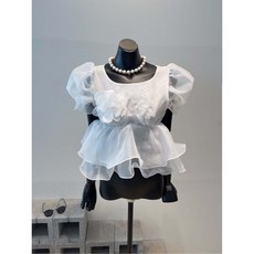 오간자꽃코사지