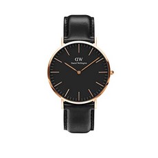 Daniel Wellington (다니엘 웰링턴) [Daniel 시계 Classic Sheffield 40mm Rosegold Black DW00100127 남성 블랙