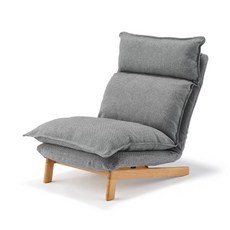 무인양품 하이 리클라이너 1인 미니 소파 안락 의자 폴리에스터 체어 그레이 12910985, 1개