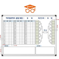 탁구리그전대진표