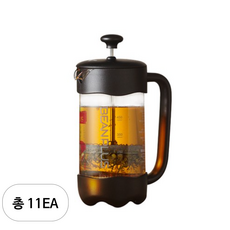 빈플러스 커피&티 프레스 CTP650 650ml, 혼합 색상, 11개