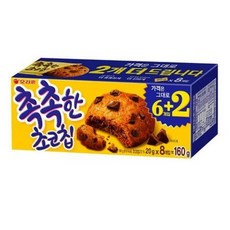 오리온 촉촉한 초코칩, 160g, 20개