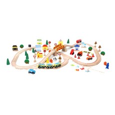 Todolibro 木製火車玩具組 90入, 單品