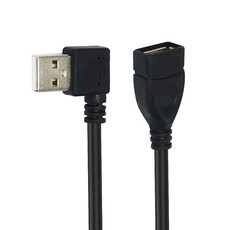 엠비에프 USB2.0 연장 30CM 90도 우향꺽임 MBF-UF203R90, 쿠팡 본상품선택, 1개