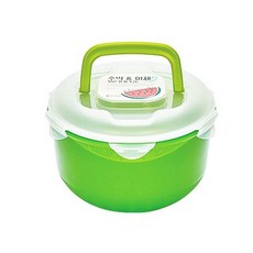 [오너클랜] 수박 야채 보관용기 7.2L 그린, 상세 설명 참조, 1개