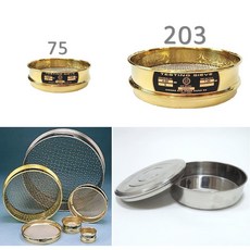 청계 표준체 초미세망 체눈 200㎛ 180㎛ 160㎛ 150㎛ 125㎛ 106㎛ / 거름체 씨브 standard sieve, Ø75mm x H20mm