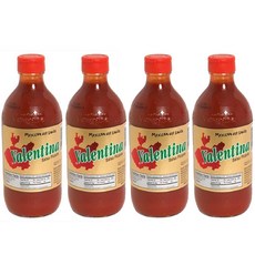 Valentina Valentina 발렌티나 Mexican Hot Sauce extra 엑스트라 멕시칸 살사 핫소스 12.5oz(370ml) 4팩