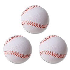 6.3 7.0 스펀지 야구공 2P 3P 4P 안전 스펀지공 야구 소프트볼 연습공, 스펀지 야구공 7.0cm, 3개 스펀지 야구공 7.0cm, 12개