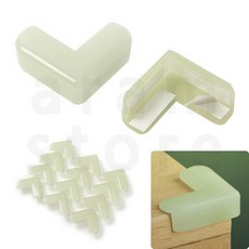아람커머스 책상 가구 PVC 모서리 보호대 쿠션 캡 커버 12P EG 모서리커버 가구모서리보호대