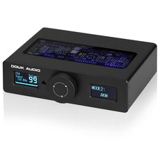 Douk Audio Q11 디지털 아날로그 오디오 변환기 Coacial/Optical/PC USB 입력 및 RCA/AUX 출력 DSD256 포함 HiFi DAC 어댑터 ESS9