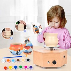 가정용소형전기도자기 물레 공방 초보용 도예 가정용, 육각형 모델