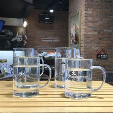 일가 커플 타입 한쌍 집 세면도구 케이스 유리, 네 식구 집 （컵 ）401-500ml
