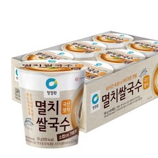 [한달행사] 청정원 멸치 쌀국수 소컵 58g 저칼로리 쌀국수 컵라면