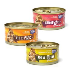 테비 맘마 고양이캔 80g x 24개, 종류:.