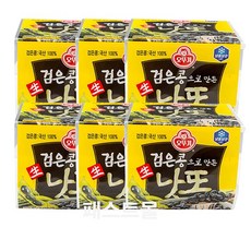 오뚜기 검은콩으로만든 생낫또, 6개, 153g