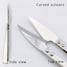 일본 화과자 도구 가위 스팟 상품 요새 작업 가위 당나라 Guozi 수제 스낵 도구 세트, 06 Curved blade, 1개