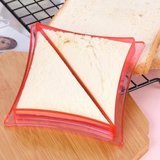 동물 공룡 별 하트 모양 샌드위치 몰드 빵 쿠키 커터 베이킹, 1.Square, 1개