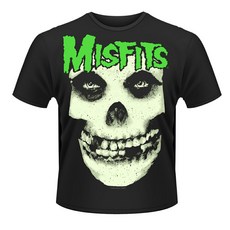 ROCKPANDA Misfits Glow Jurek Skull 반팔티