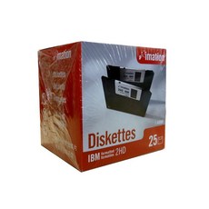 Imation - 3.5 DS-HD (2.0 MB) IBM PC 포맷 블랙 25 109025