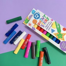 [폴리노리 Paint Stick 12색] 크레파스 유아 크레용, 1세트, 12색 1세트, 12색