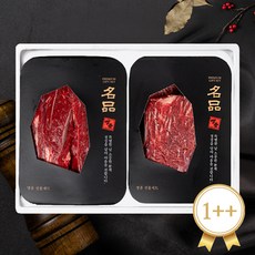 [순천참한우유통]국내산 한우 정육, 1++1호(불고기200g+국거리200g)