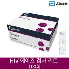 HIV 에이즈 검사 키트 성병검사 전혈검사 AIDS Screening Kit 100회분, 1개