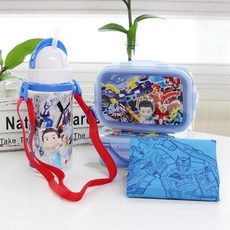 카봇 헬로카봇 피크닉도시락+카봇 에코빨대물통 세트, 1개