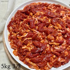 [팜스제임] 오리고기 오리주물럭 오리 주물럭 불고기 슬라이스 무항생제 인증 (냉장), 5kg, 3개