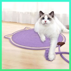 스크래쳐 매트와 튼튼한 고양이 장난감 끈 볼 매트 놀이 기구 캣타워 캣닢 스크래칭 패드, 1개
