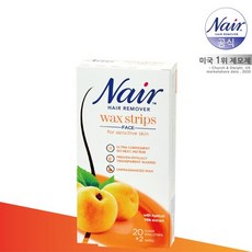 네어 민감성용 얼굴 제모 왁스스트립 20매+2매